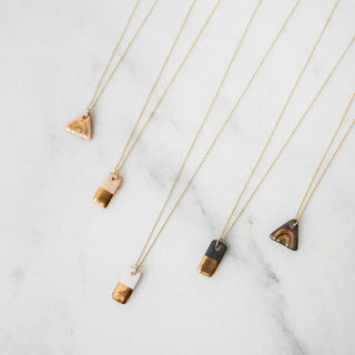 Promise Necklace - Nude Blush