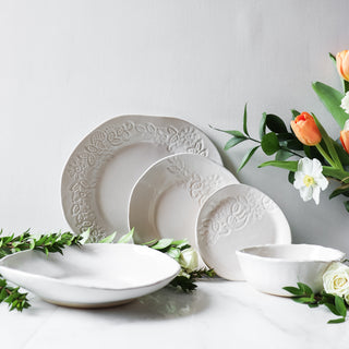 Piatra Lace Five Piece Set - White