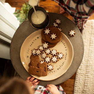 Personalized Cookies for Santa Plate