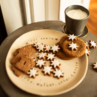 Personalized Cookies for Santa Plate