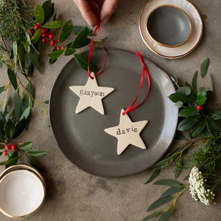 Personalized Classic Star Ornament