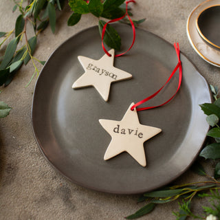 Personalized Classic Star Ornament