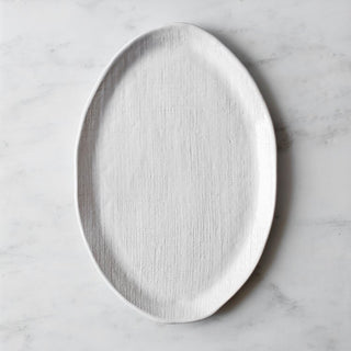 Ashlyn + Nickolas // Linen Piatra Platter in White