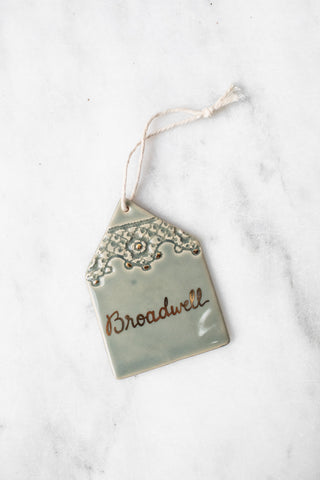 Personalized Home Ornament - Moss