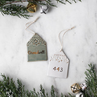 Personalized Home Ornament - Moss