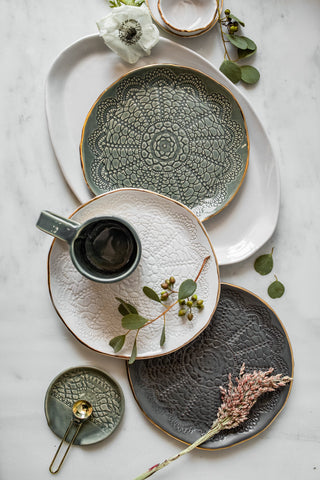 Cookie Plate - Gunmetal