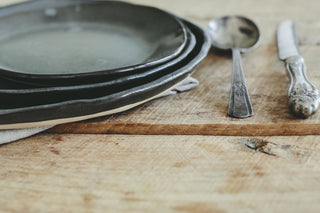 Kinfolk Salad Plate - Gunmetal