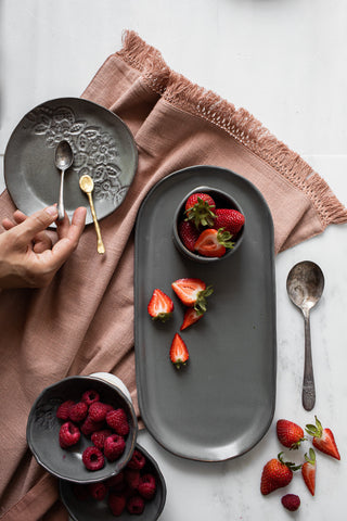 Josephine Platter - Gunmetal