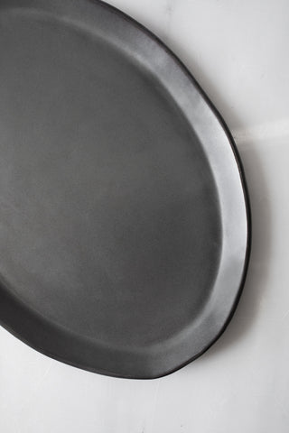 Smooth Piatra Platter - Gunmetal