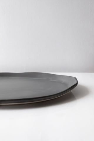 Smooth Piatra Platter - Gunmetal