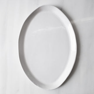 Smooth Piatra Platter - White
