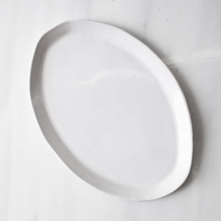 Smooth Piatra Platter - White