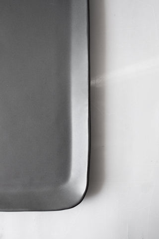 Smooth Pastry Platter - Gunmetal