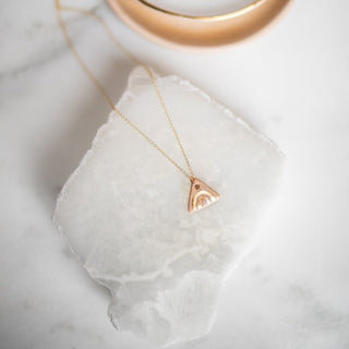 Promise Necklace - Nude Blush