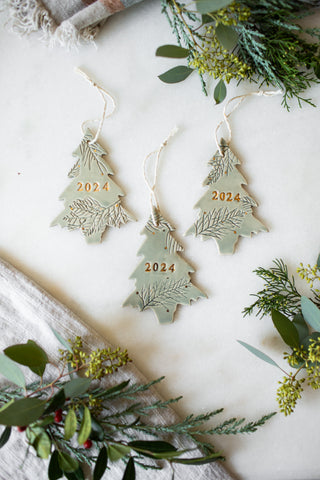 2024 Evergreen Tree Ornament