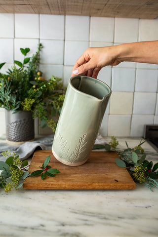 Evergreen Serving Pitcher
