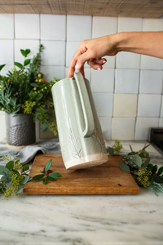Evergreen Serving Pitcher