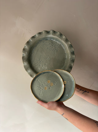 1 Ticket: Pie Dish & Side Plate 9/24 @ 6:30PM