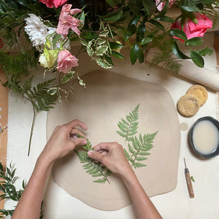 1 Ticket: Botanical Platter & Dip Bowl Workshop (7/24 @ 6:30pm)