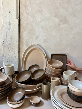 3 Piece Botanical Dinnerware Set