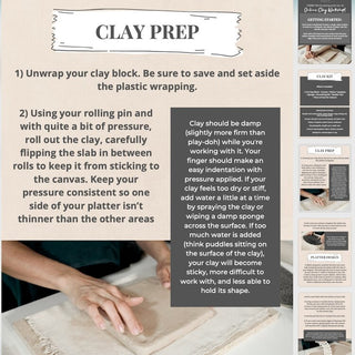 Online Clay Workshop: Platter Workshop