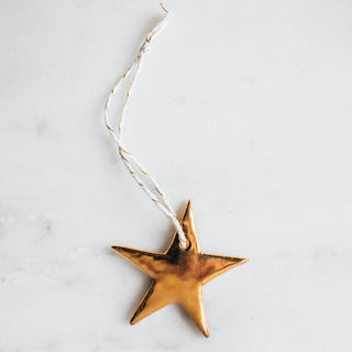 Mini Gold Star Ornament
