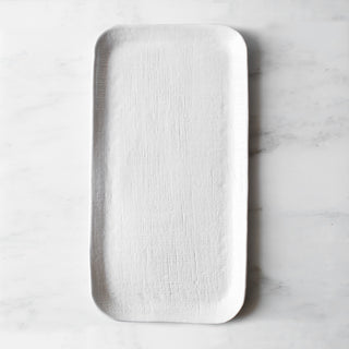 Linen Pastry Platter - White