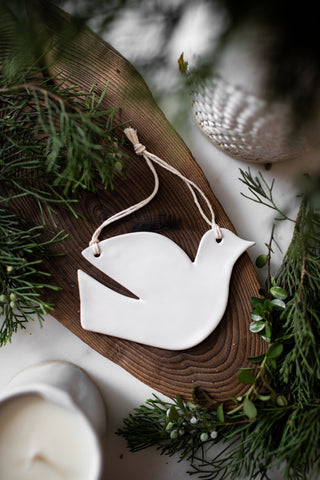 White Dove Ornament