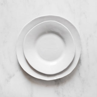 Piatra Dinner Plate - White