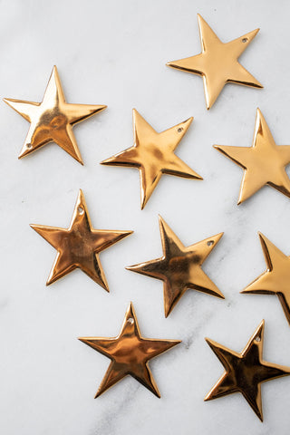 Mini Gold Star Ornament