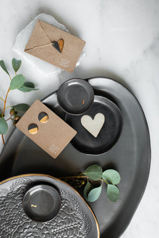 Smooth Piatra Platter - Gunmetal