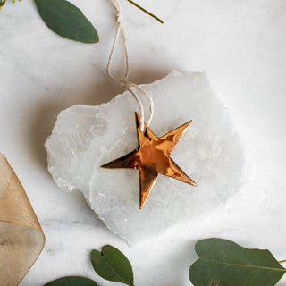 Mini Gold Star Ornament