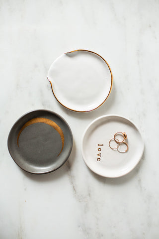 Gold Rim Spoon Rest
